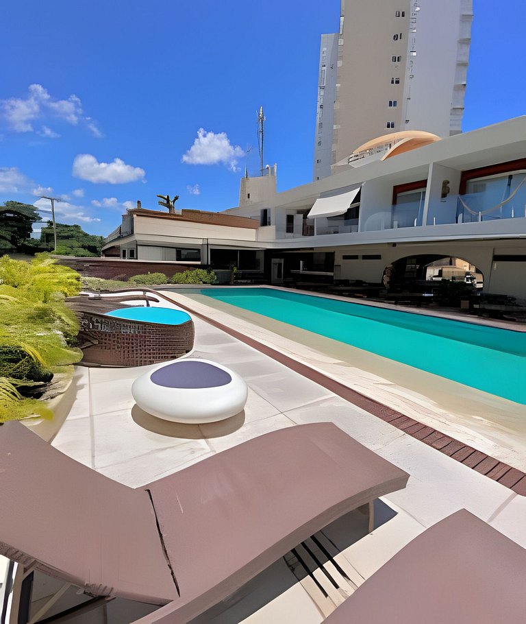 115 Flat decorado próx Praia de Pipeline