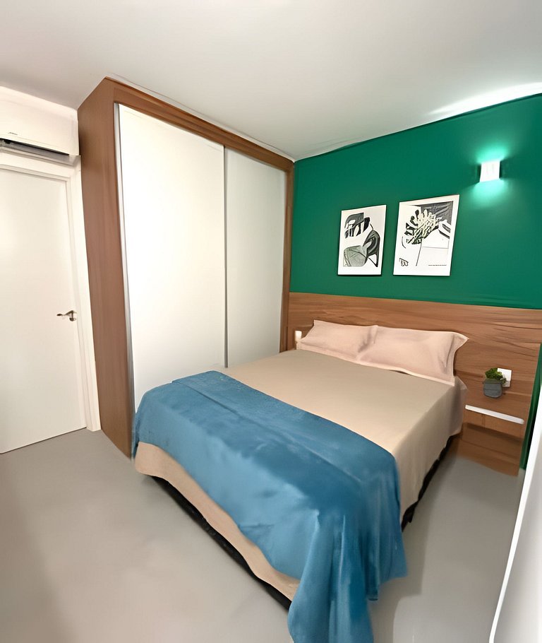 115 Flat decorado próx Praia de Pipeline