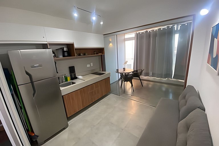 115 Flat decorado próx Praia de Pipeline