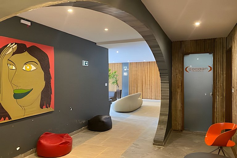 115 Flat decorado próx Praia de Pipeline