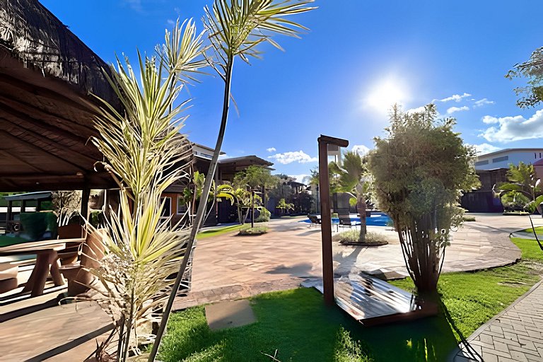 102 Village decorado próx Praia da Espera