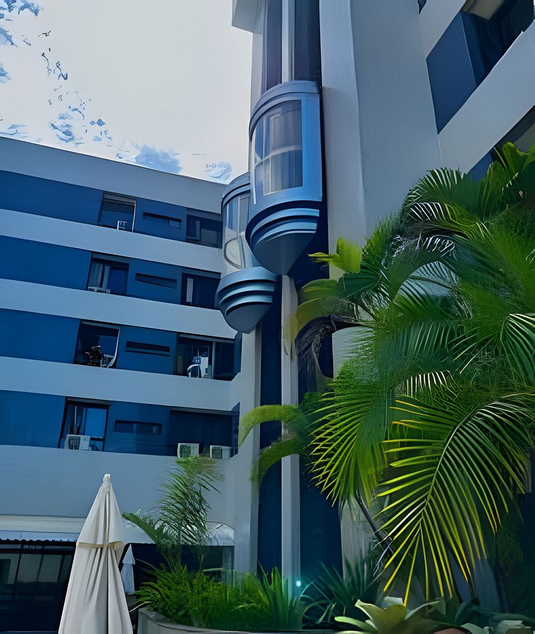 Apart The Plaza à 50m da praia de Ondina