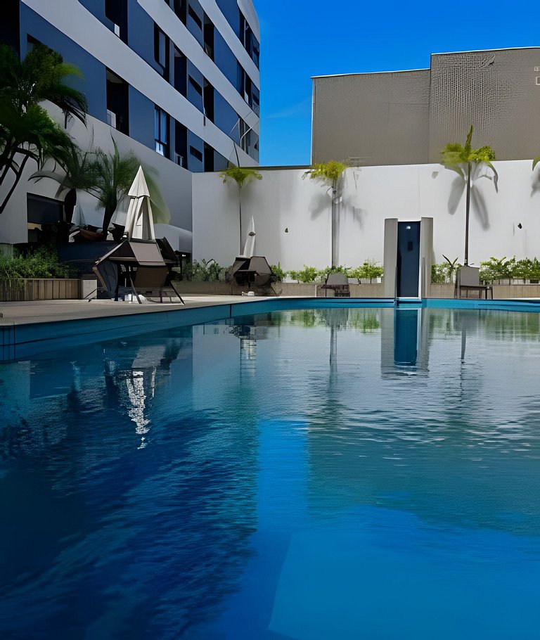 Apart The Plaza à 50m da praia de Ondina