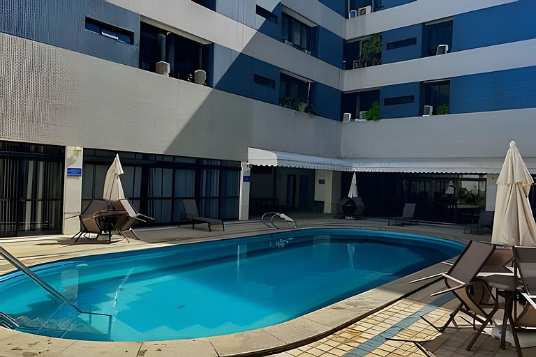 Apart The Plaza à 50m da praia de Ondina