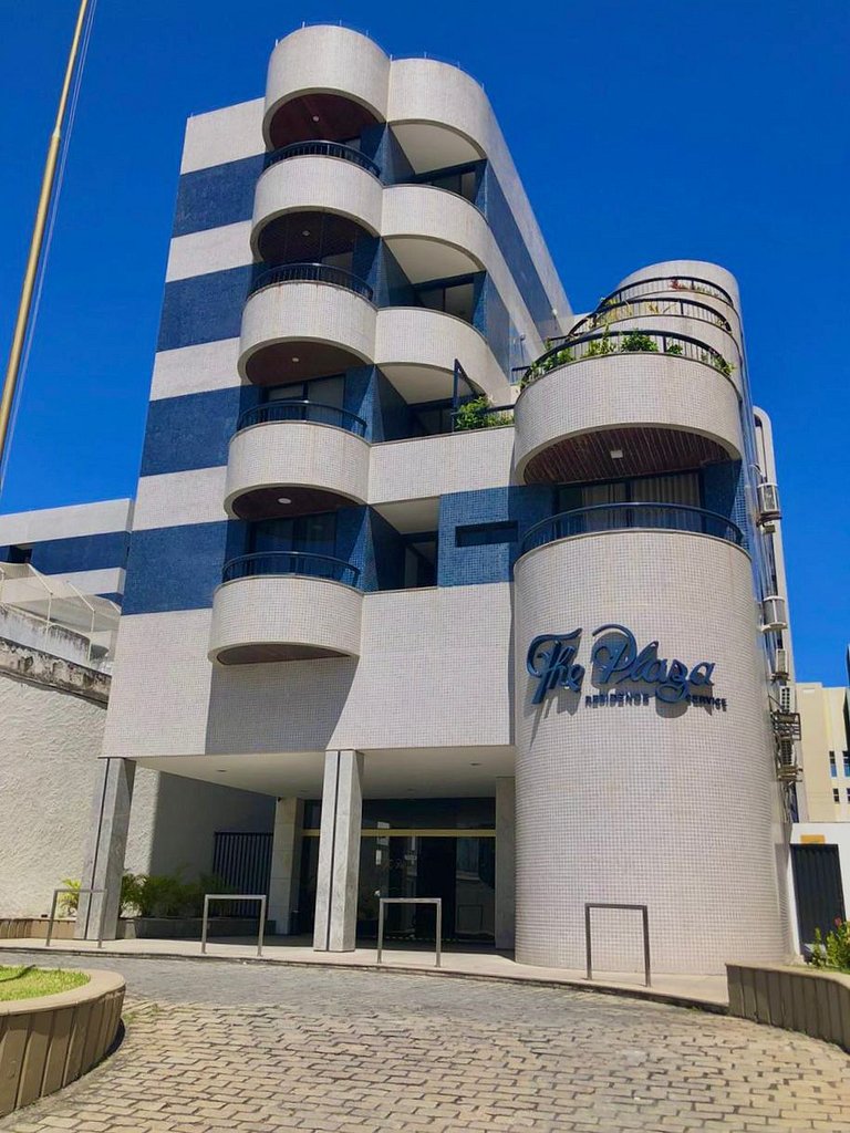 Apart The Plaza à 50m da praia de Ondina