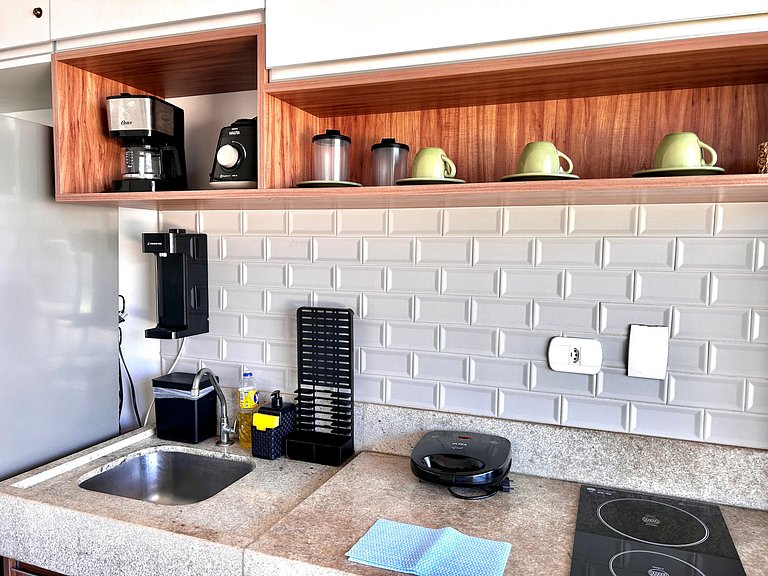 115 Flat decorado próx Praia de Pipeline