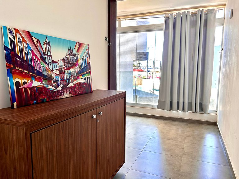 115 Flat decorado próx Praia de Pipeline