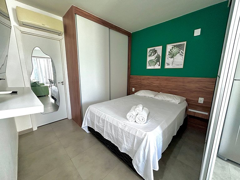 115 Flat decorado próx Praia de Pipeline