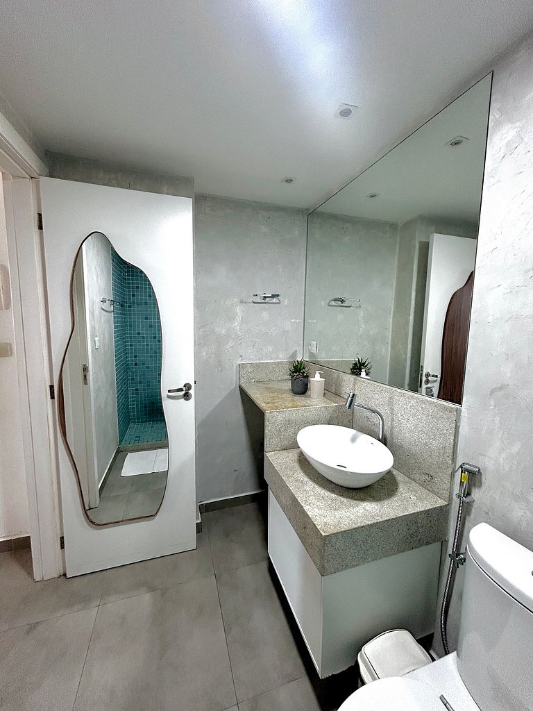 115 Flat decorado próx Praia de Pipeline