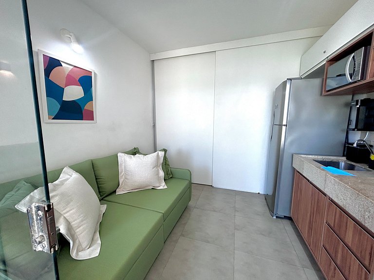 115 Flat decorado próx Praia de Pipeline