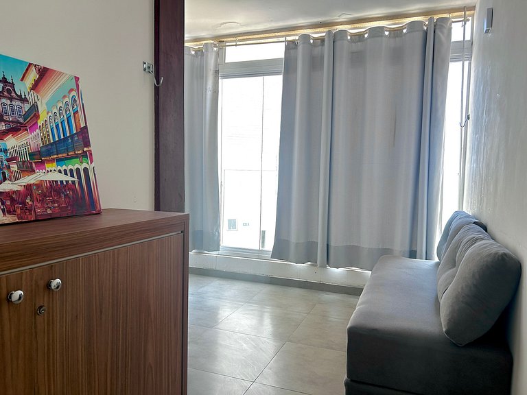 115 Flat decorado próx Praia de Pipeline