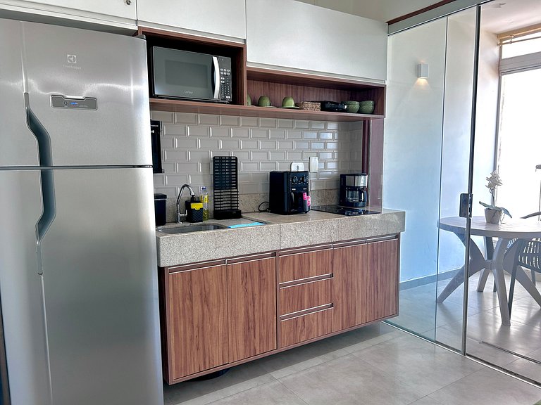 115 Flat decorado próx Praia de Pipeline